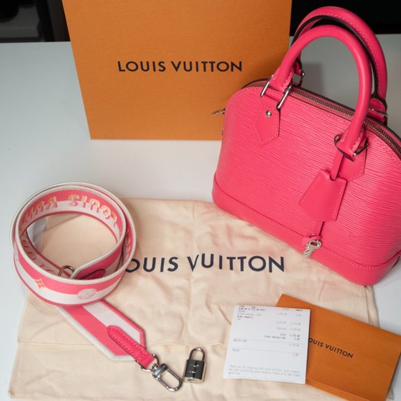 Louis Vuitton Epi Alma BB Dragon Fruit (Discontinued Color) - Picture 7 of 14